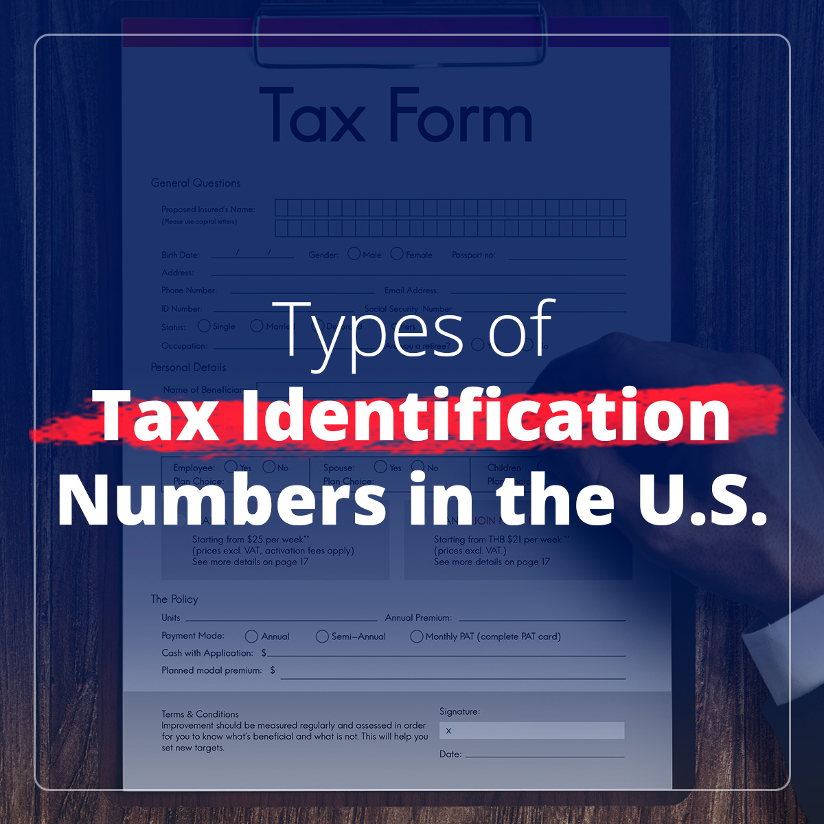 Types Of Tax Identification Numbers In The Us 9512